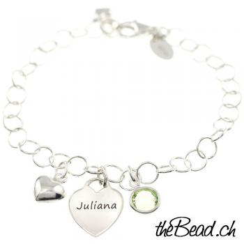 baby bracelet made of 925 sterling silver