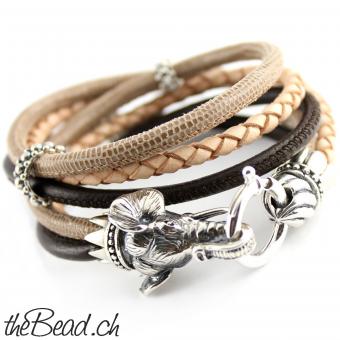 thebead leather bracelet