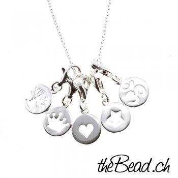 Charm Pendant Shamrock 925 Sterling Silber