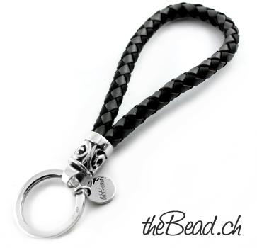 keychain LUXUS in grey / black