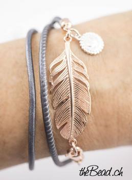 Wow, extravagantes Lederarmband, was ganz spezielles