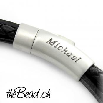 engraved men bracelet