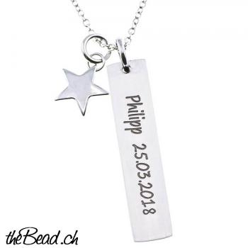 Engraved NAME Necklace