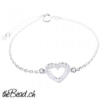 thebead silver bracelet with anchor made of 925 sterling silver