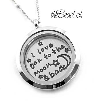 floating locket charm by thebead