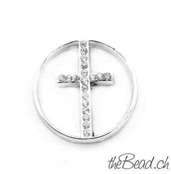 " Cross " inlay fits all round la vie lockets