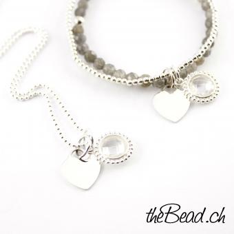 armband und halskette im set passend und passender schmuck von thebead