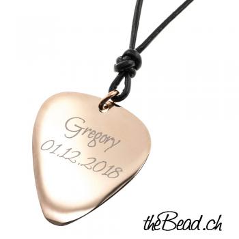 Guitar - Pick with your personal engraving