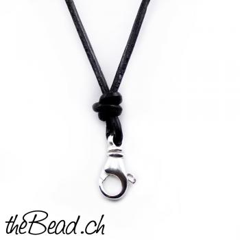 leather necklace, adjustable