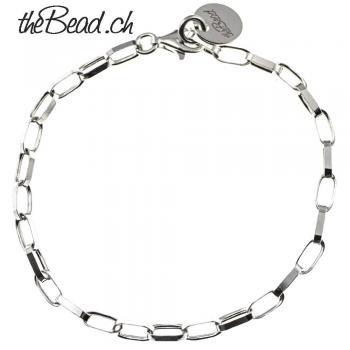 men silver bracelet made of 925 sterling silber