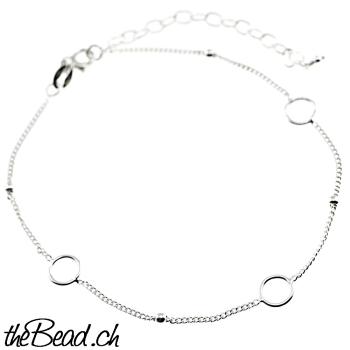 anklet made of 925 sterling silver