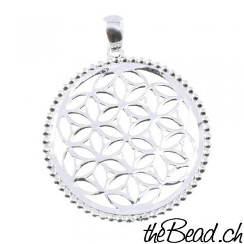 FLOWER OF LIFE 925 sterling silver pendant