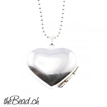 locket necklace made of 925 sterling silver