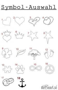 Preview: ONE SIZE Herrenarmband mit Namens - Gravur - Anhänger, natur Preview: thebead Schmuckverpackung onlineshop