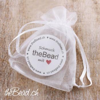 Organzasäckchen von thebead schweizer Modeschmuck und Edelstteinschmuck Onlineshop