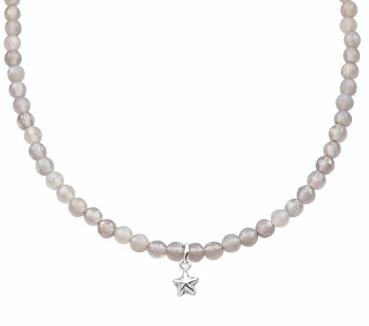 Achat Halskette mit STERN Anhänger