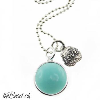 collier amazonite silver jewelry