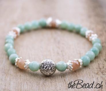 amazonite bracelet LOVE