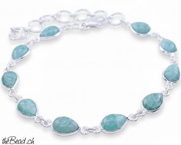 Preview: Armband mit AMAZONIT Steinen Preview: Armband mit AMAZONIT Steinen