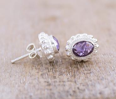 geschenkidee amethyst ohrringe