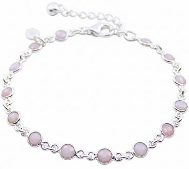 Silberarmband mit ROSA ANDENOPAL Steinen
