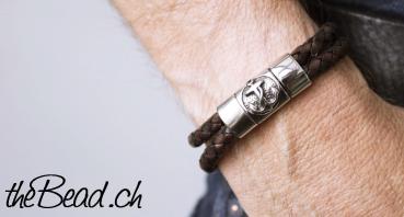 Rassiges Herren Lederarmband von theBead