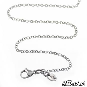 Stainless steel necklace up to 90 cm