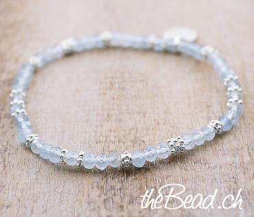 Aquamarine bracelet