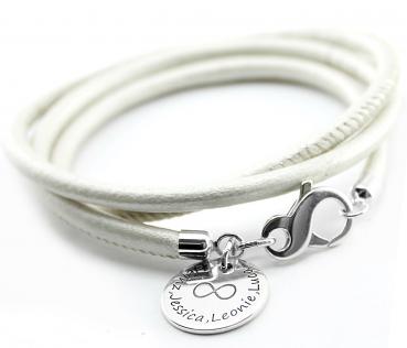 leather bracelet with personal engraving