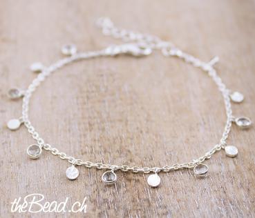 925 sterling silver beads bracelet