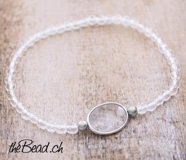 BERGKRISTALL Armband