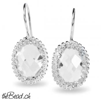 925 Silber BERGKRISTALL Ohrhänger