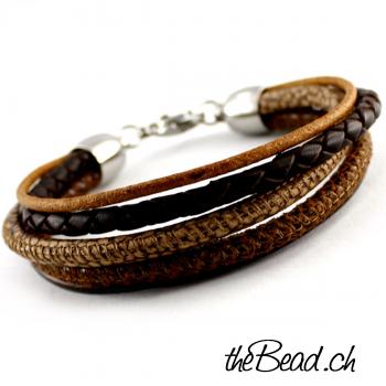 LEDERARMBAND one size geschenkidee lederschmuck grace