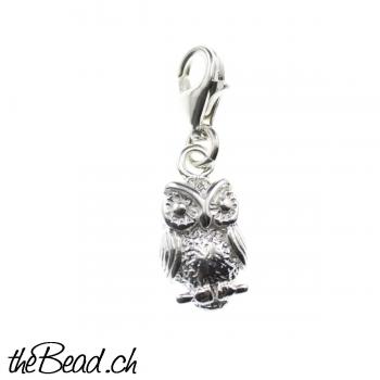 Charm EULE aus Silber