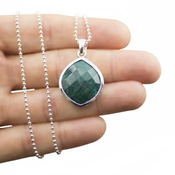 Preview: chrysocoll silberhalskette silberschmuck anhaenger thebead schweiz