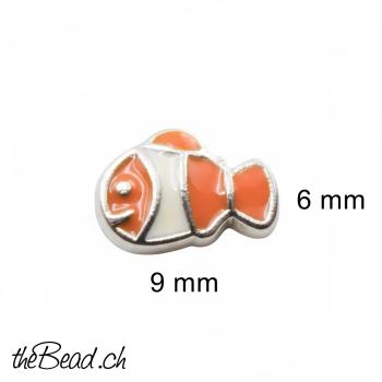 Preview: Clownfisch Einleger Medaillon Halskette in der schweiz kaufen