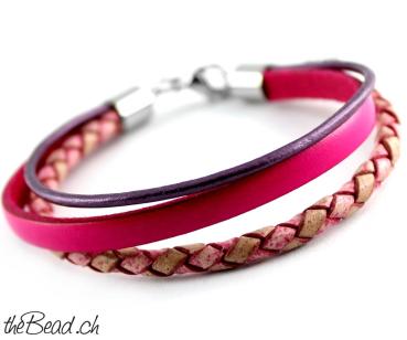 COLOR UP Pink - Damenarmband, One Size