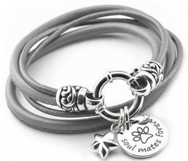 Armband SOUL mit zwei Anhängern & Wunschgravur