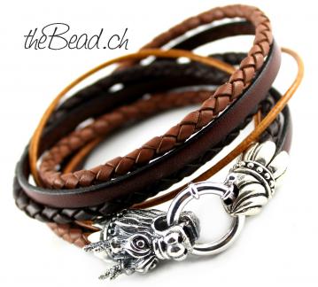 Leather Bracelet DRAGON