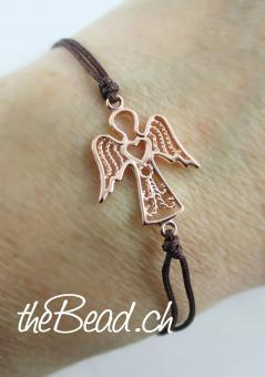 theBead leather bracelet made for an angel