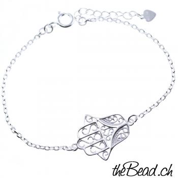 FATIMA HAND, 925 silver braclelet