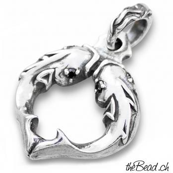 Preview: Silberanhänger FISCHE aus massivem Silber Preview: Silberanhänger FISCHE aus massivem Silber