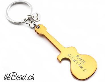 guitar keychain