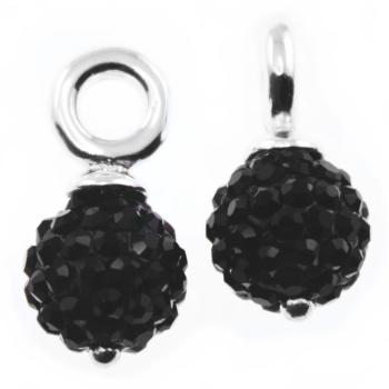 sparkling black pendants