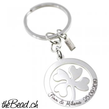 keychains CLOVER LEAF