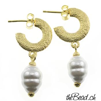 gold plated earrings