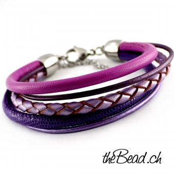 LEDERARMBAND one size geschenkidee lederschmuck grace