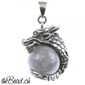 Dragon Pendant made of 925 Silver