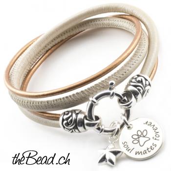 Armband SOUL in Ivory, mit Ihrer Wunschgravur