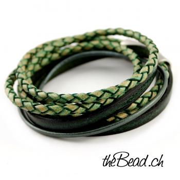 Rassiges Herren Lederarmband von theBead